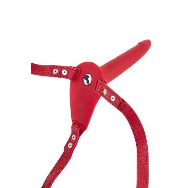 GODE CEINTURE VIBRANT ROUGE (15.5 X 3 CM)