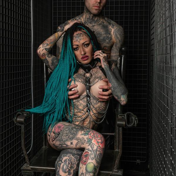 HARNAIS CUIR SG CHAINES