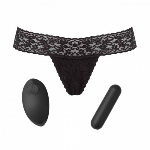 STRING OUVERT+VIBREUR A TELECOMMANDE RECHARGEABLE
